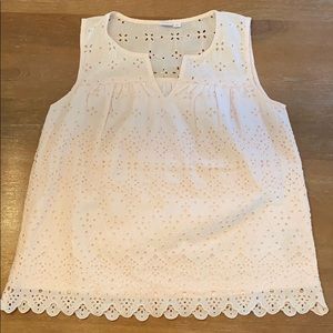 Gorgeous Eyelet Top, Light Pink, Like New